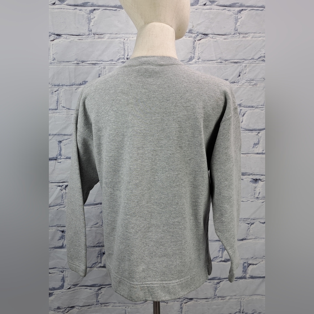 Tommy Hilfiger Tommy Jeans Women's Sweater Vintage 90s Y2K Spell Out Gray Medium - Picture 8 of 11